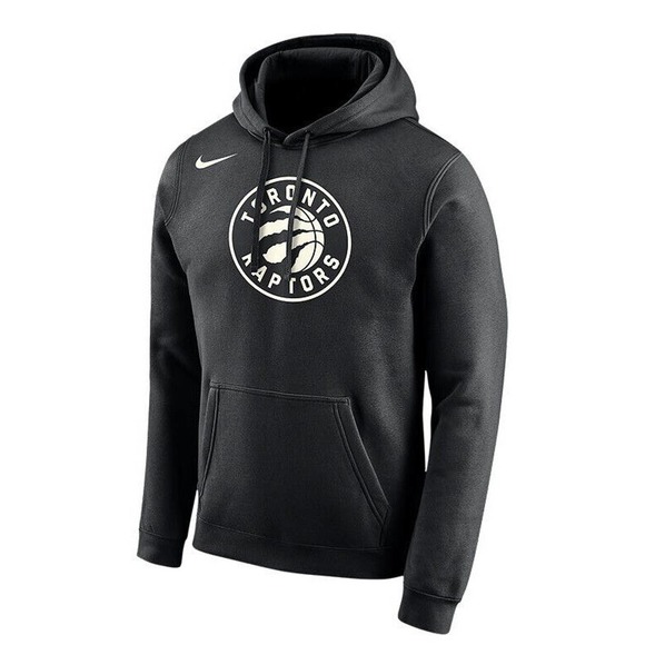 Nike Men’s Toronto Raptors Logo Pullover Essential Hoodie Black Small AA3699-010 - Picture 1 of 2